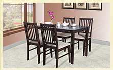 Zuari Nission Dining set 4 seater 734628 table , 734614 chair